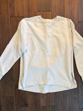 GAP Maternity Nursing Crewneck Sweater in Cream